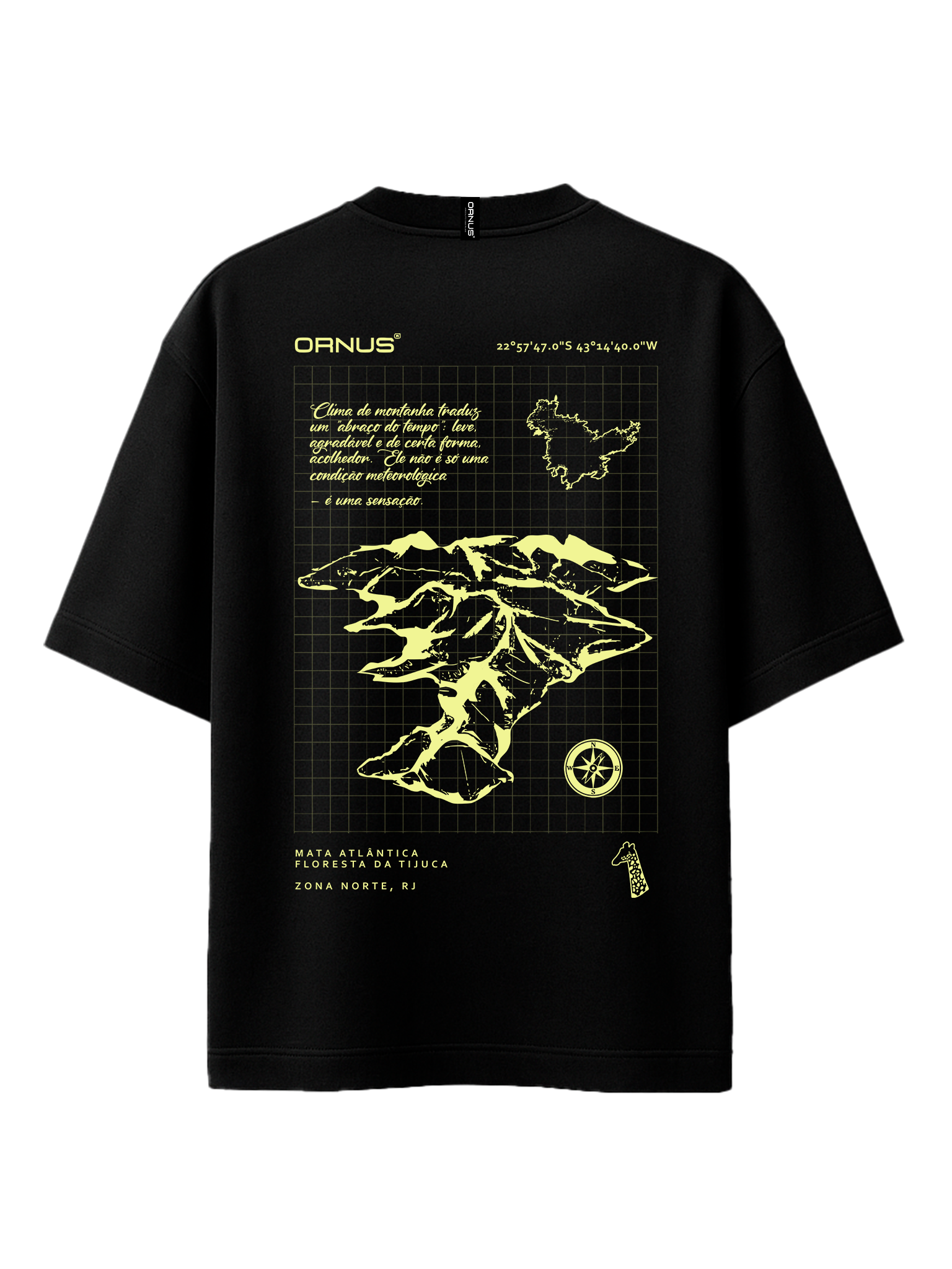 Camiseta Oversized - "Clima De Montanha"
