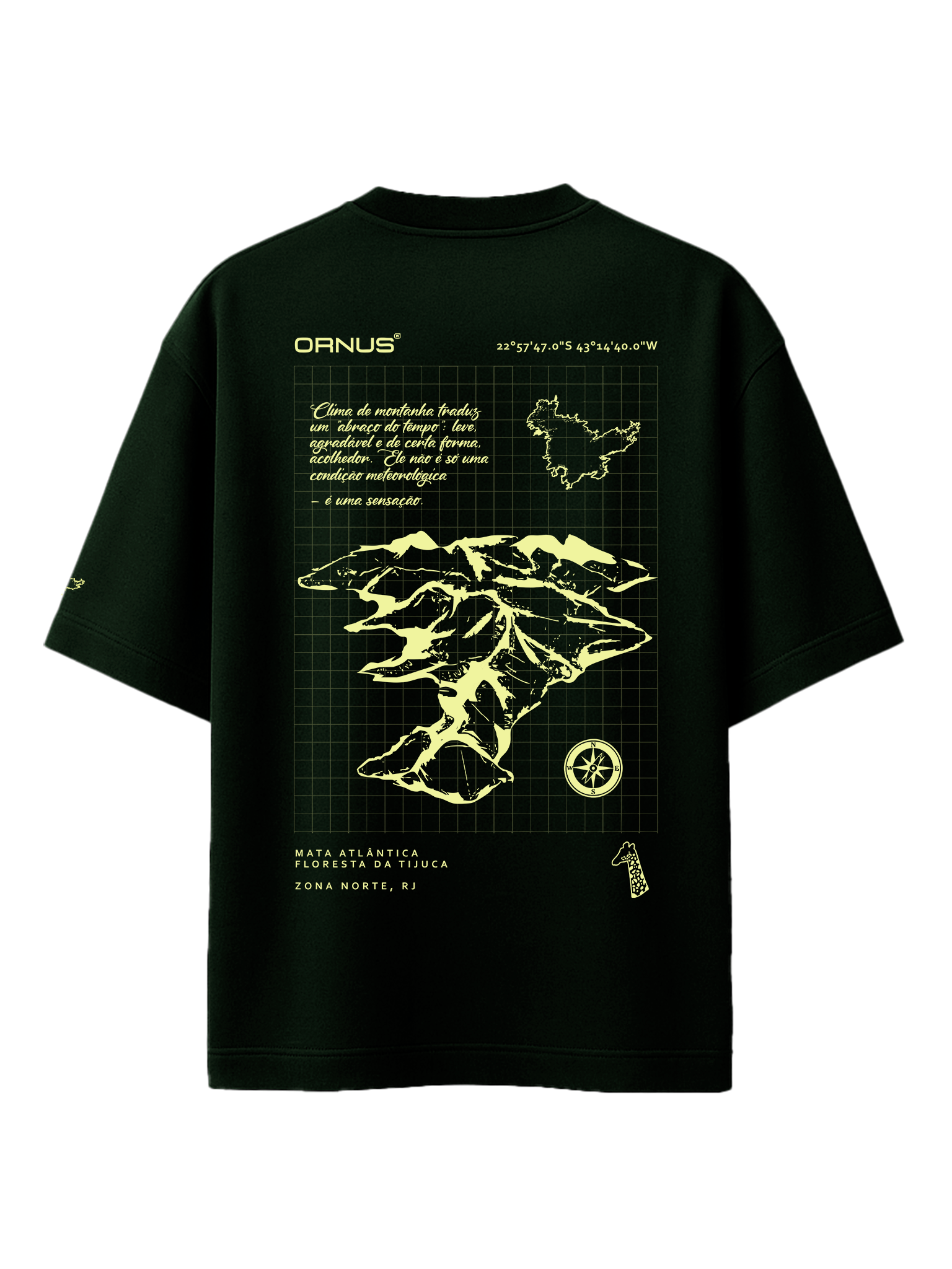 Camiseta Oversized - "Clima De Montanha"